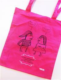 Tygkasse Liten handbok i konsten att bli lesbisk Rosa