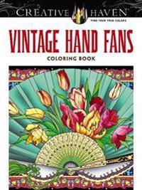 Creative Haven Vintage Hand Fans Coloring Book