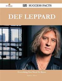 Def Leppard 158 Success Facts - Everything You Need to Know about Def Leppard