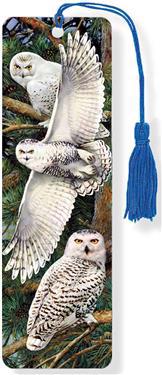 Snowy Owl 3-D Bookmark (Lenticular Bookmark)