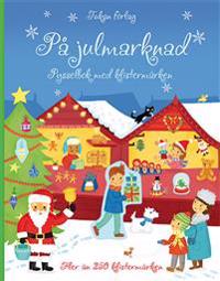 På julmarknad : Pysselbok med klistermärken