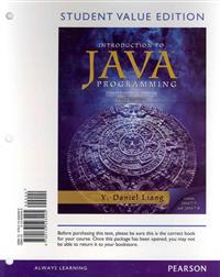 Student Value Edition for Introduction to Java Programming, Comprehensive Version Plus Myprogramminglab with Pearson Etext -- Access Card Package