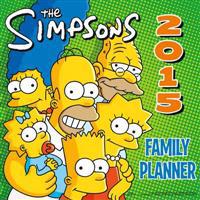 Official the Simpsons Family Planner Wall Calendar 2015