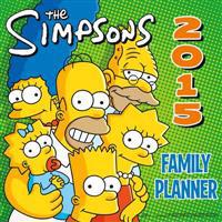 Official the Simpsons Family Planner Wall Calendar 2015