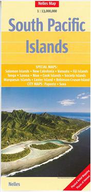 South Pacific Islands Salomon-N.Cal-Vanuatu-Fijij