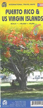 Puerto Rico / US Virgin Islands Travel Reference Map 1 : 190 000 / 1 : 50 000