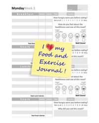 I Love My Food and Exercise Journal