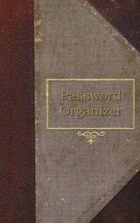 Password Organizer: A Password Organizer Journal (Old Book Style Cover)