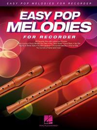 Easy Pop Melodies for Recorder (Book/CD)