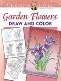 Garden Flowers Draw and Color