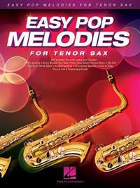 Easy Pop Melodies for Tenor Saxophone (Book/CD)