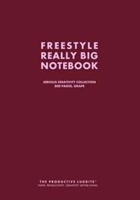 Freestyle Really Big Notebook, Serious Creativity Collection, 800 Pages, Grape