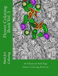 Flower Coloring Book Vol. 5