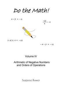 Do the Math!: Arithmetic of Negative Numbers and Orders of Operations