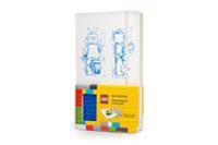 Moleskine Lego Limited Edition Notebook II, Large, Ruled, White, Hard Cover (5 X 8.25) [With Lego Plate]