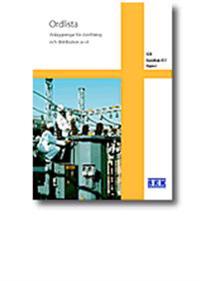 SEK Handbok 417 - Ordlista - Anläggningar för överföring och distribution av el