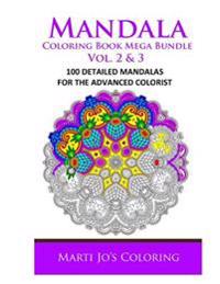 Mandala Coloring Book Mega Bundle Vol. 2 & 3: 100 Detailed Mandala Patterns