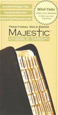 Majestic Traditional Gold Bible Tabs