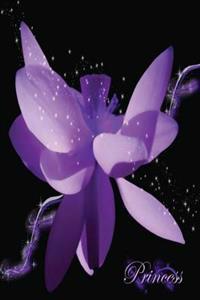 Diary - Journal - Princess Purple Flower