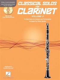Classical Solos for Clarinet, Vol. 2: 15 Easy Solos for Contest and Performance