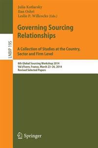 Governing Sourcing Relationships