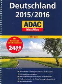 ADAC MaxiAtlas Deutschland 2015/2016 1:150 000