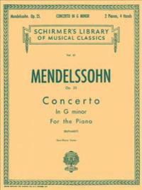 Felix Mendelssohn-Bartholdy: Concerto in G Minor