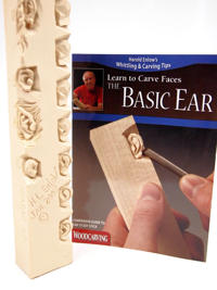 Ear Study Stick Kit (Learn to Carve Faces with Harold Enlow)