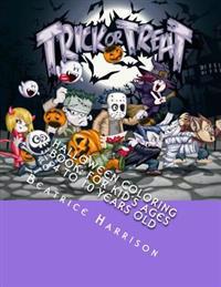 Halloween Coloring Book: For Kid's Ages 4 to 10 Years Old