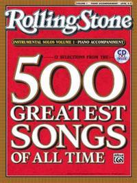 Rolling Stone Instrumental Solos, Volume 1: Piano Accompaniment, Level 2-3: 12 Selections from the 500 Greatest Songs of All Time [With CD]