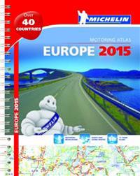 Europe 2015 A4 Spiral Atlas