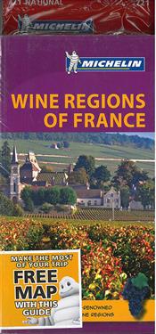 Wine Regions of France + France National Map 721