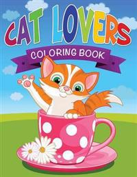 Cat Lovers Coloring Book