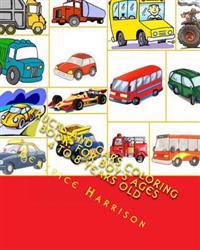 Trucks and Cars Coloring Book: For Boy's Ages 4 to 8 Years Old