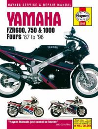 Haynes Yamaha Fzr600, 750 & 1000 Fours '87 to '96 Repair Manual