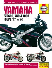 Haynes Yamaha Fzr600, 750 & 1000 Fours '87 to '96 Repair Manual