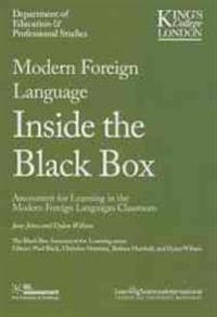 Modern Foreign Languages Inside the Black Box: Assessment for Learning in the Modern Foreign Languages Classroom