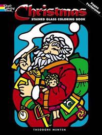 Christmas Stained Glass Coloring Book
