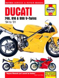 Haynes Ducati 748, 916 & 996 V-Twins '94 to '01 Service and Repair Manual