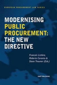 Modernising Public Procurement: the New Directive