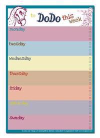 Dodo Weekly to Do Do Reminder List Planner Pad