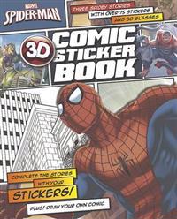 Marvel Spiderman 3D Comic Sticker Book