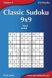Classic Sudoku 9x9 - Hard - Volume 4 - 276 Puzzles