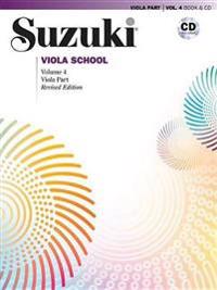 Suzuki Viola School, Vol 4: Viola Part, Book & CD