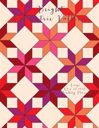 Bright Geometric Pattern Large 8.5 X 11 2015 Monthly Planner