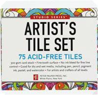 Studio Series Artist's Tile Set: White: 75 Acid-Free White Tiles