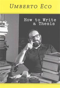 How to Write a Thesis