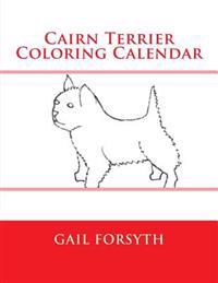 Cairn Terrier Coloring Calendar