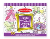 Jumbo Princess & Fairy Coloring Pad