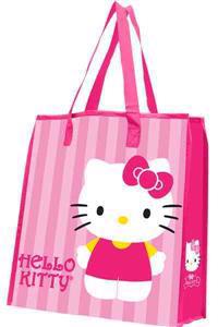 Hello Kitty Stripes Large Shopper Tote